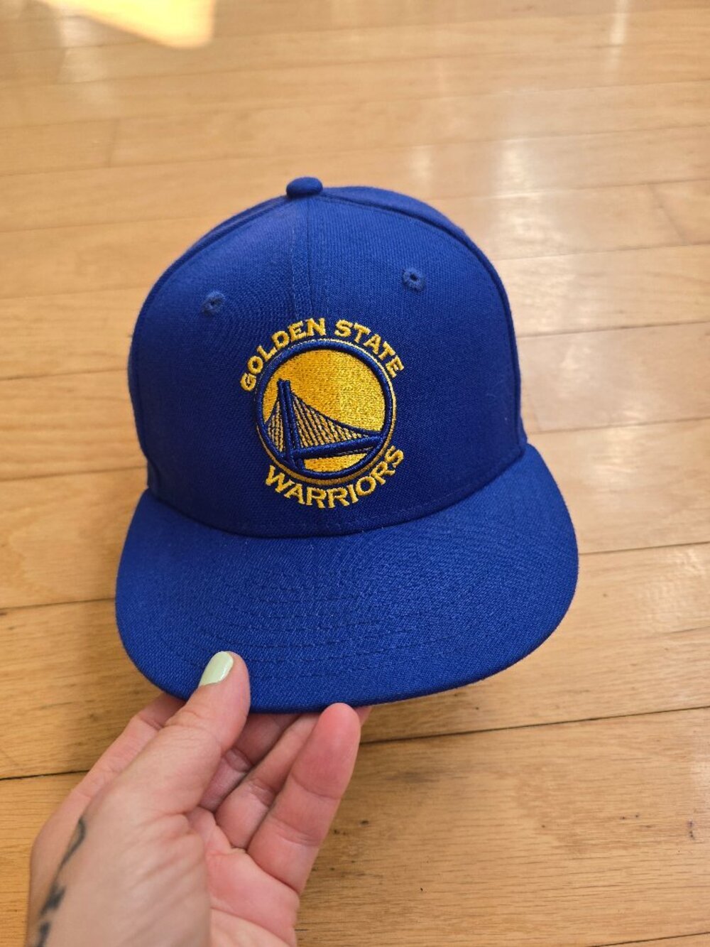 New Era | 9FIFTY Golden State Warriors blue gold snapback | YOUTH